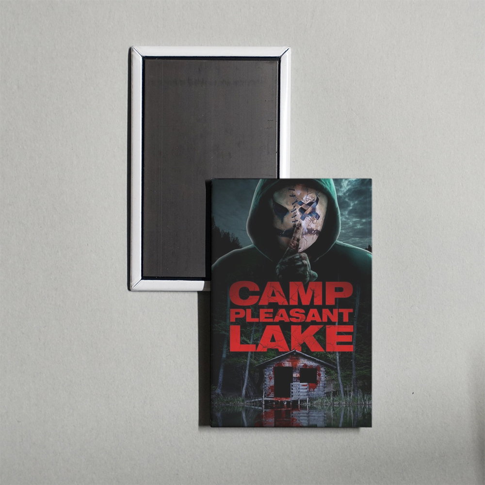 Camp Pleasant Lake Mini Movie Fridge Magnet