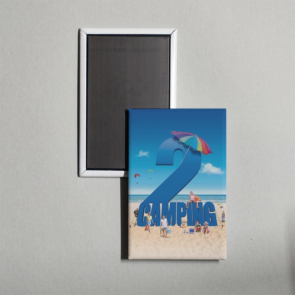 Camping 2 Mini Movie Fridge Magnet