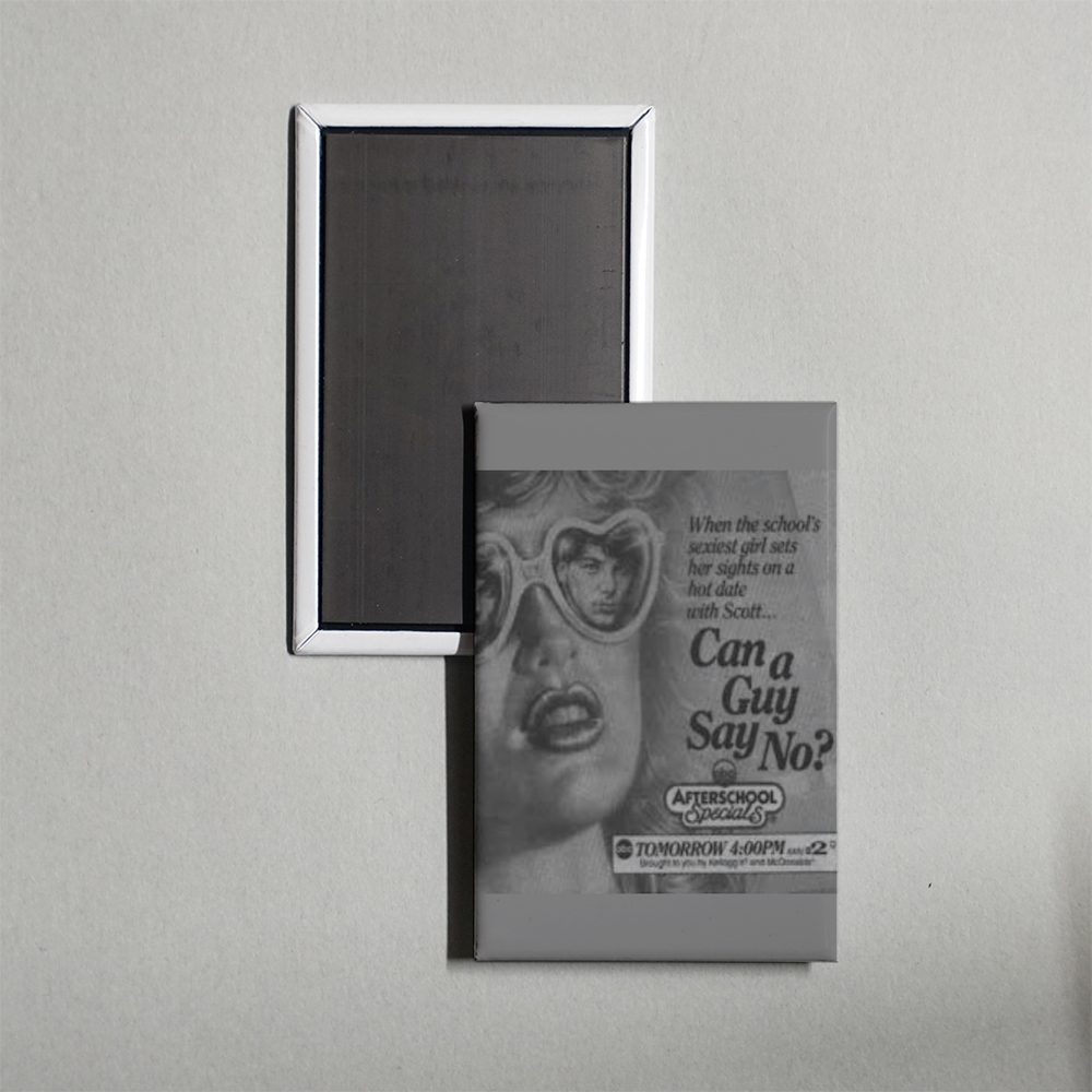 Can A Guy Say No Mini Movie Fridge Magnet