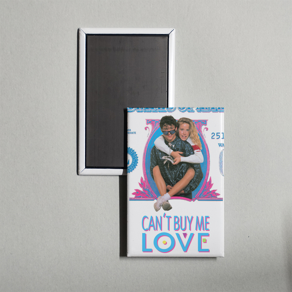 Can't Buy Me Love Mini Movie Fridge Magnet