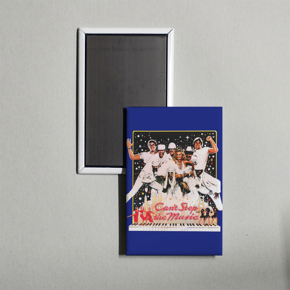 Can't Stop the Music Mini Movie Fridge Magnet