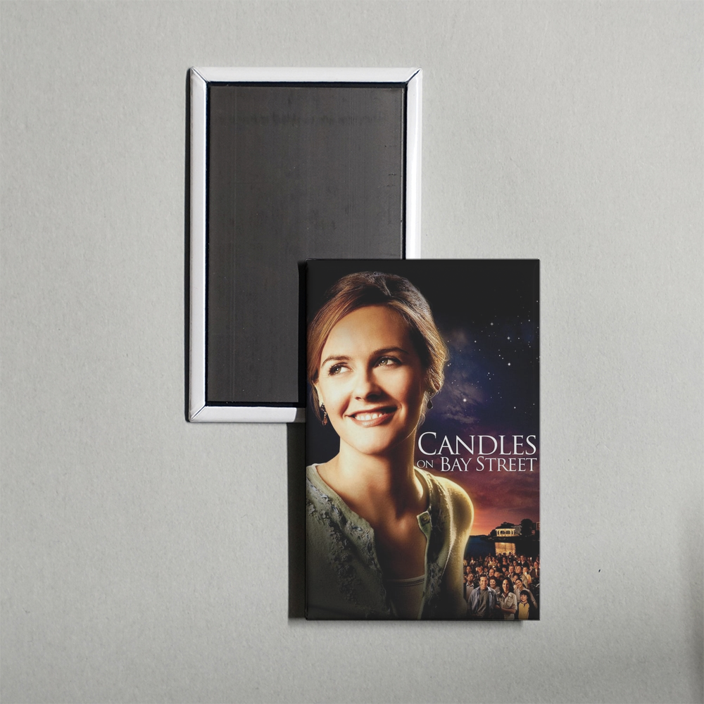 Candles on Bay Street Mini Movie Fridge Magnet