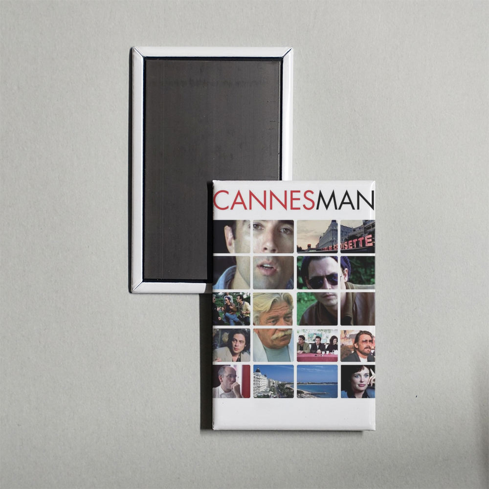 Cannes Man Mini Movie Fridge Magnet