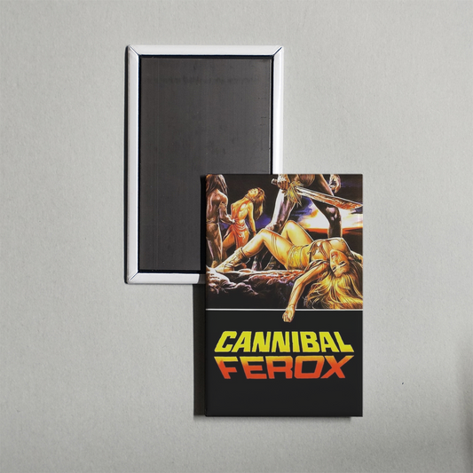 Cannibal Ferox Mini Movie Fridge Magnet
