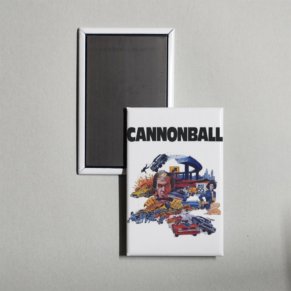 Cannonball Mini Movie Fridge Magnet