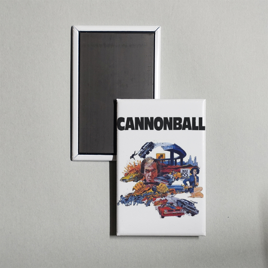 Cannonball Mini Movie Fridge Magnet