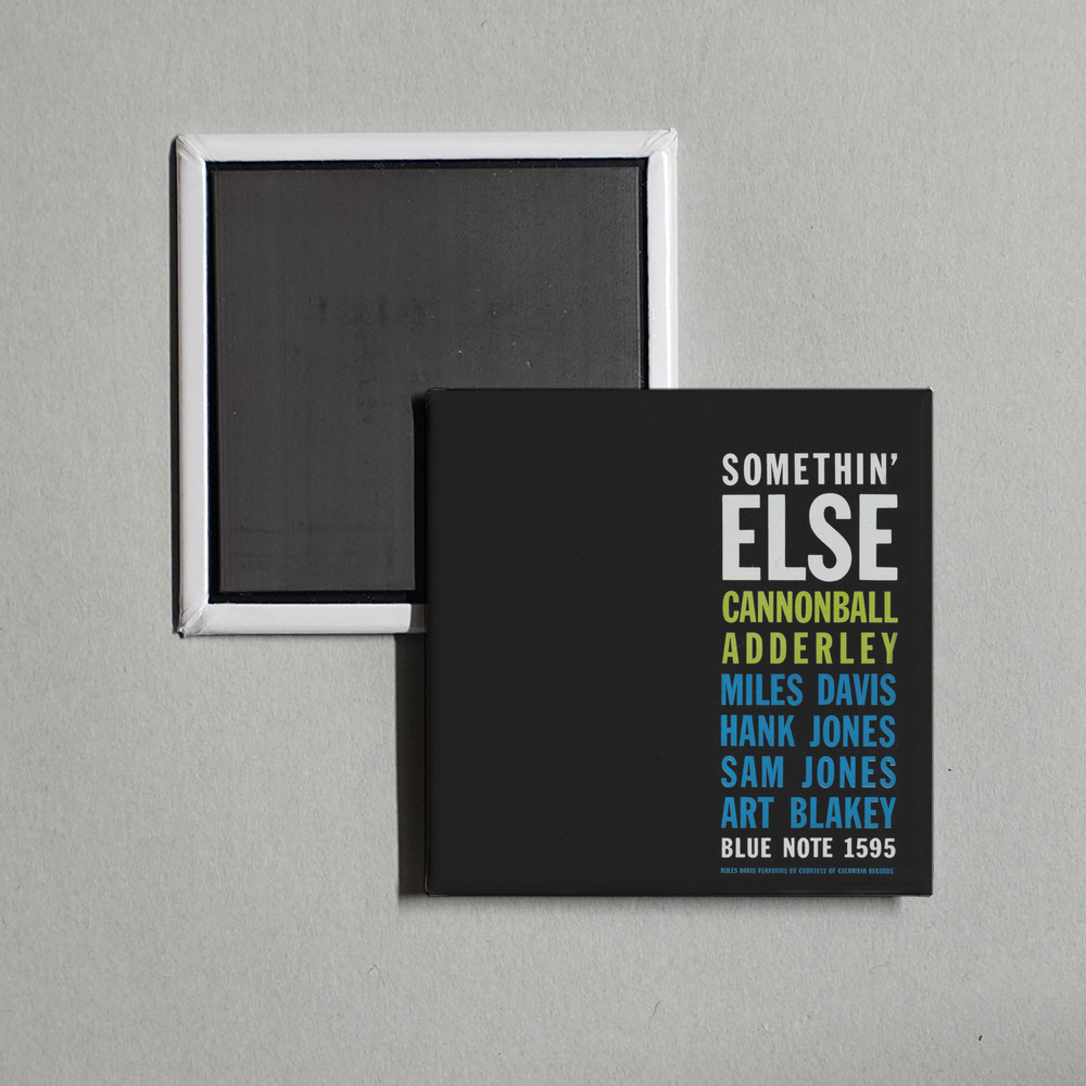 Cannonball Adderley - Somethin' Else (Rudy Van Gelder Edition) Album Cover Fridge Magnet