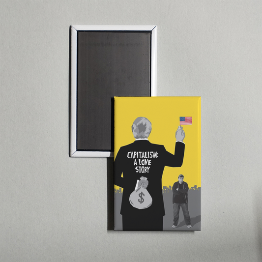 Capitalism A Love Story Mini Movie Fridge Magnet