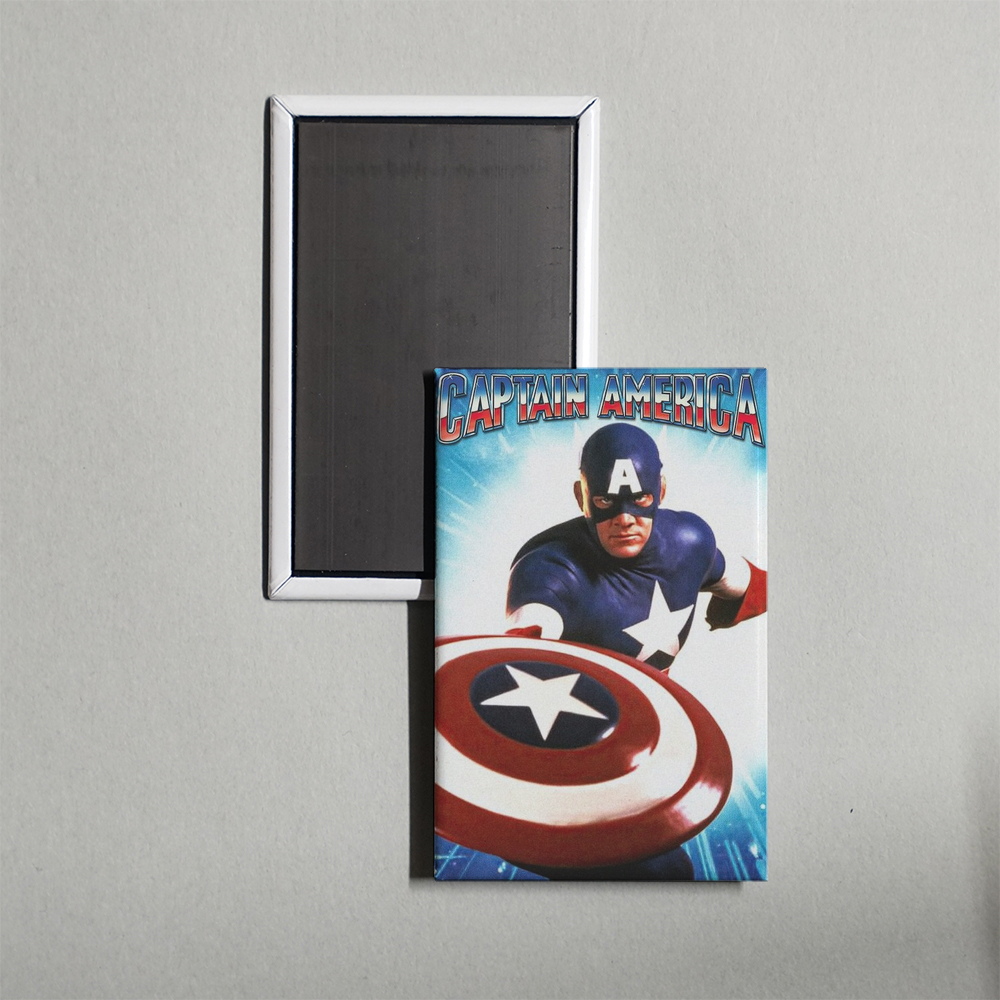 Captain America Mini Movie Fridge Magnet
