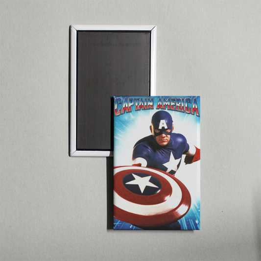 Captain America Mini Movie Fridge Magnet