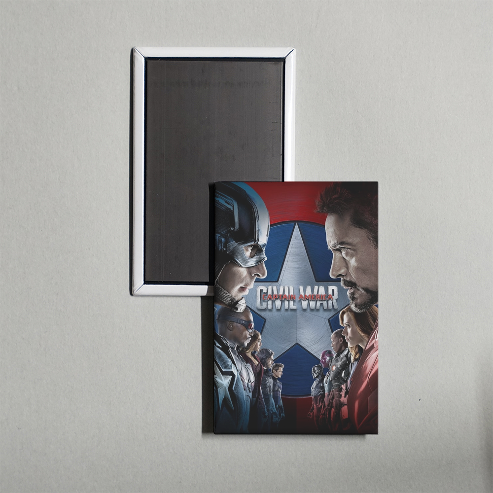 Captain America Civil War Mini Movie Fridge Magnet