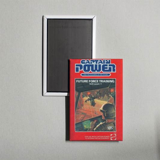 Captain Power and the Soldiers of the Future Future Force Training - Skill Level 1 Mini Movie Fridge Magnet