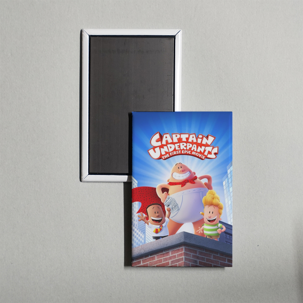 Captain Underpants The First Epic Movie Mini Movie Fridge Magnet