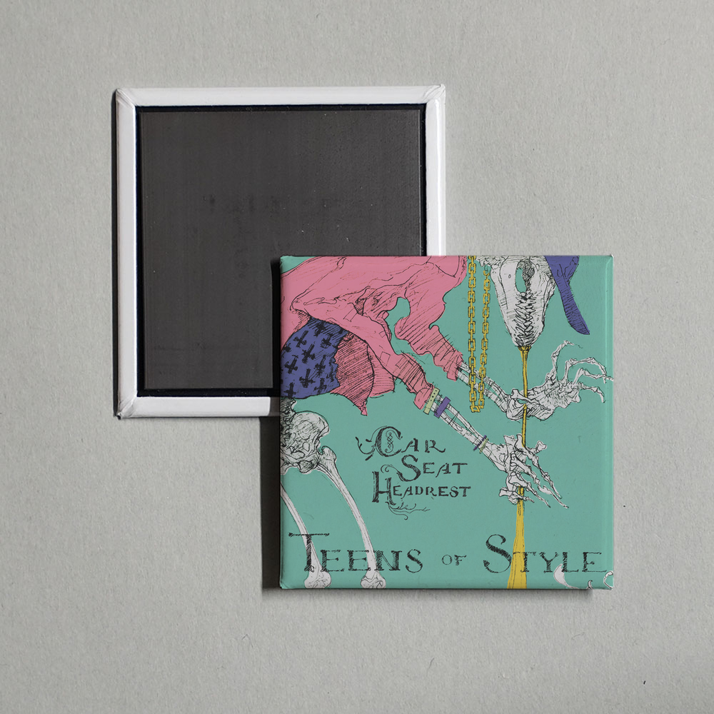 Car Seat Headrest - Teens of Style Album Cover Fridge Magnet