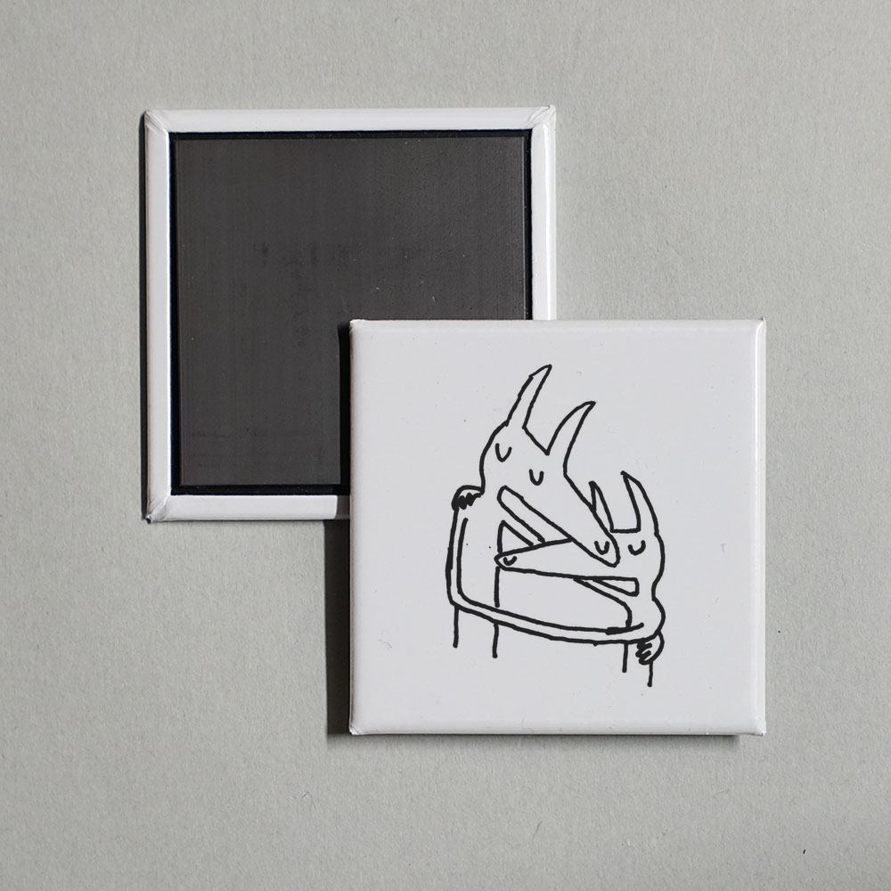 Car Seat Headrest - Twin Fantasy (Mirror To Mirror) Album Cover Fridge Magnet