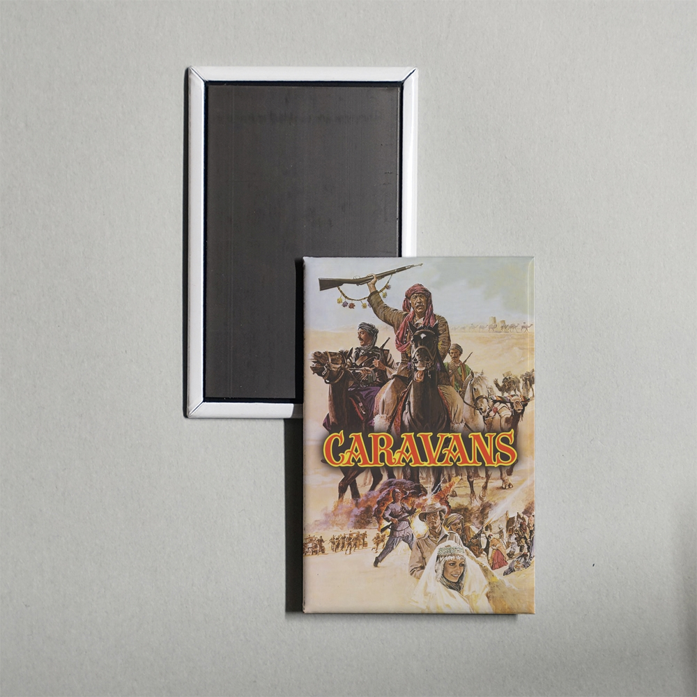 Caravans Mini Movie Fridge Magnet