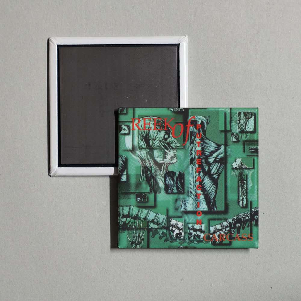 Carcass - Reek of Putrefaction Album Cover Fridge Magnet