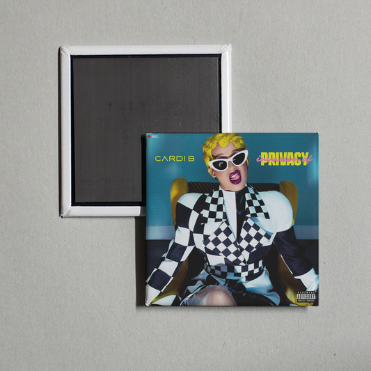 Cardi B - Invasion of Privacy Album Cover Fridge Magnet