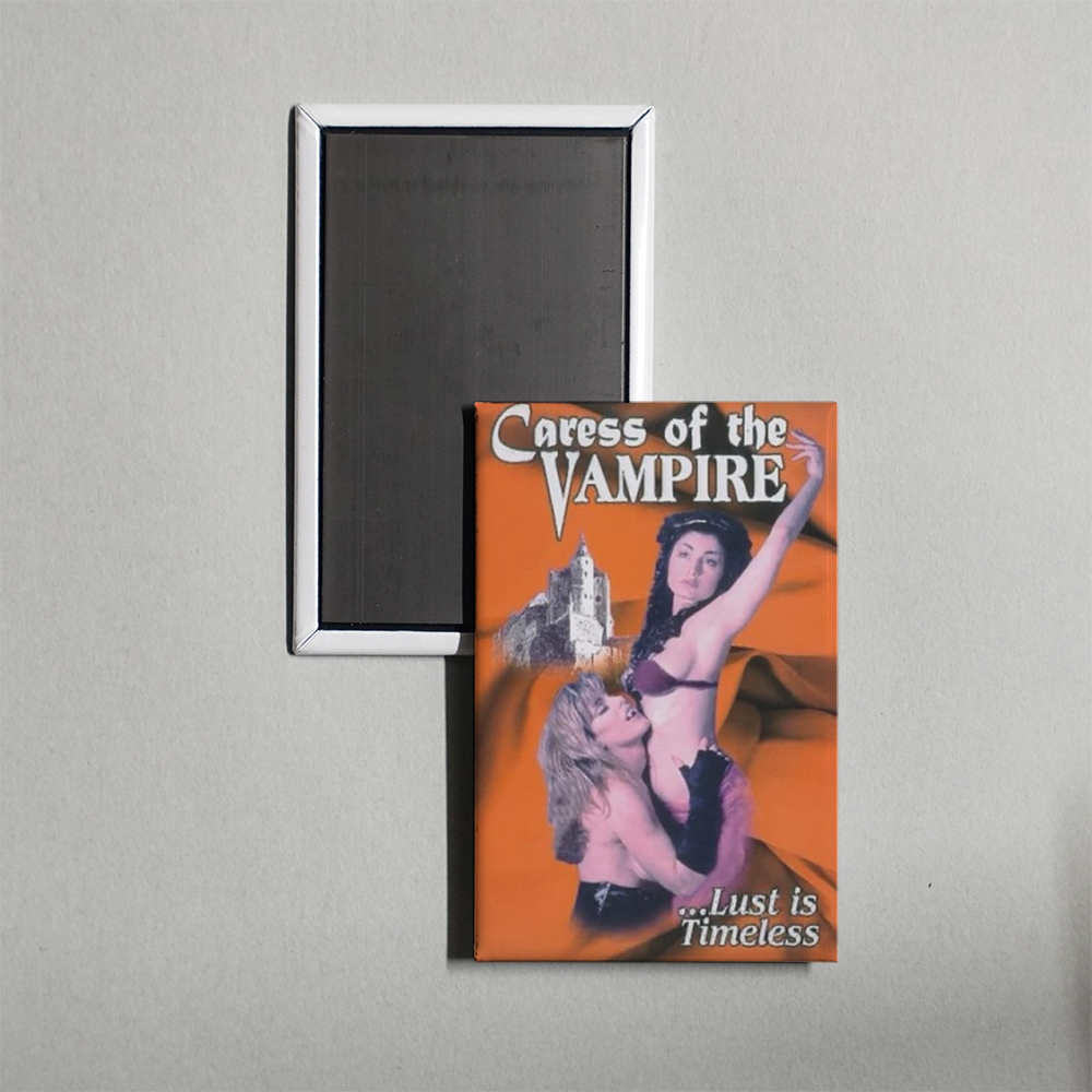 Caress of the Vampire Mini Movie Fridge Magnet