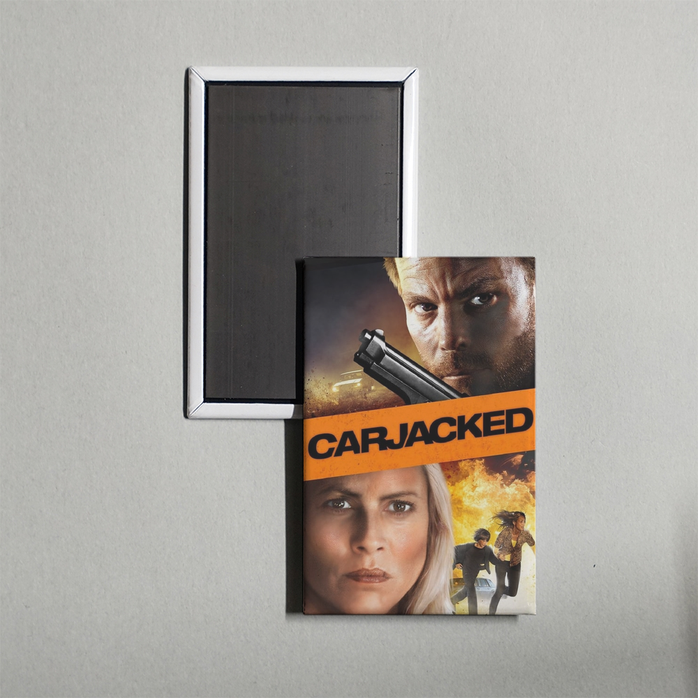 Carjacked Mini Movie Fridge Magnet