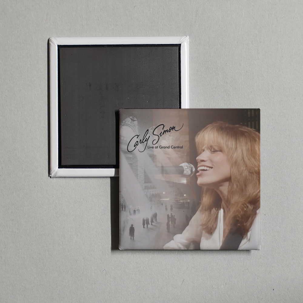 Carly Simon - Live at Grand Central Album Cover Fridge Magnet
