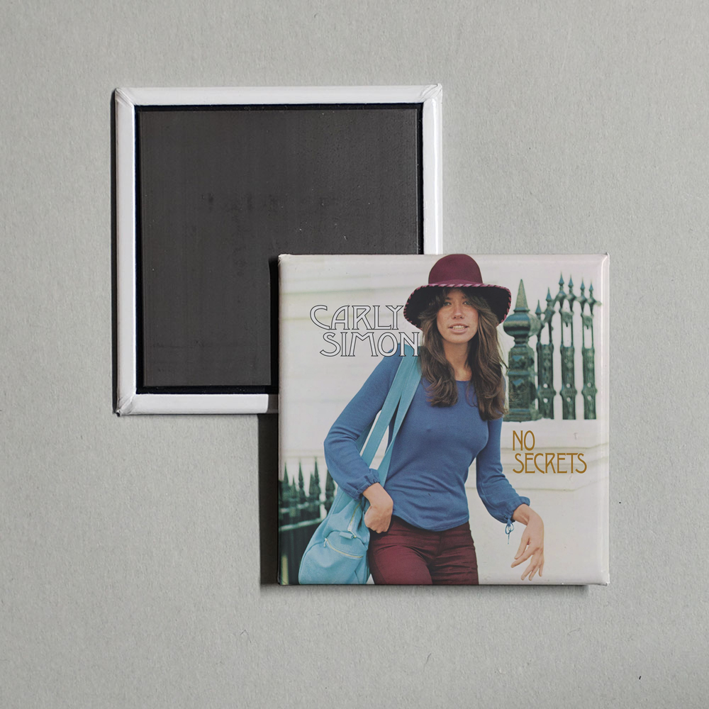 Carly Simon - No Secrets Album Cover Fridge Magnet
