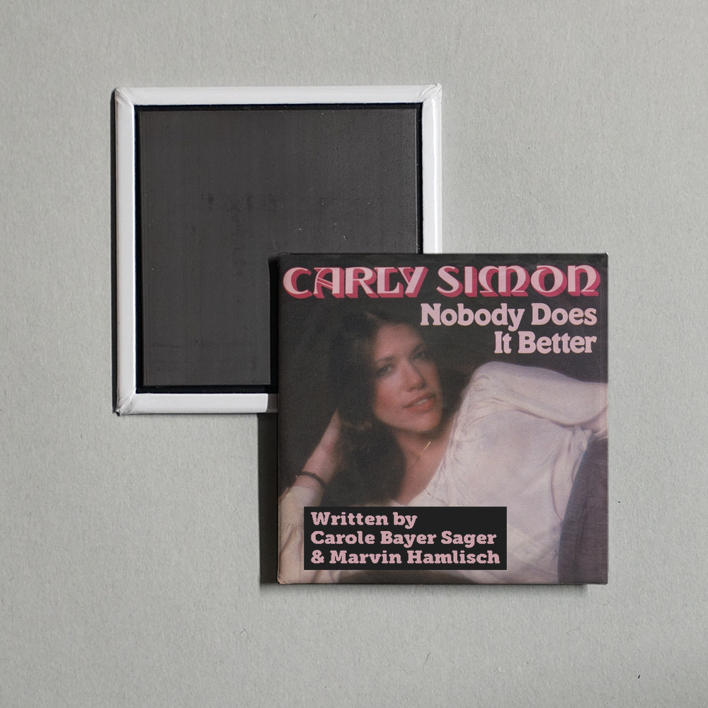Carly Simon - Nobody Does it Better Album Cover Fridge Magnet