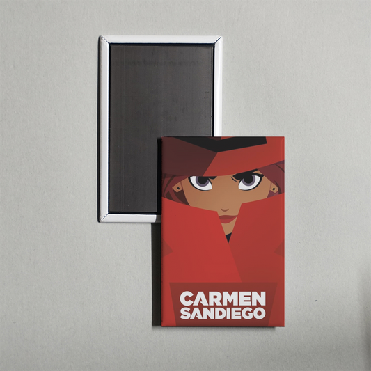 Carmen Sandiego TV Show Fridge Magnet