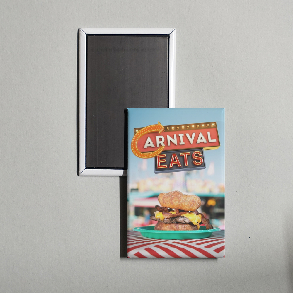 Carnival Eats TV Show Fridge Magnet