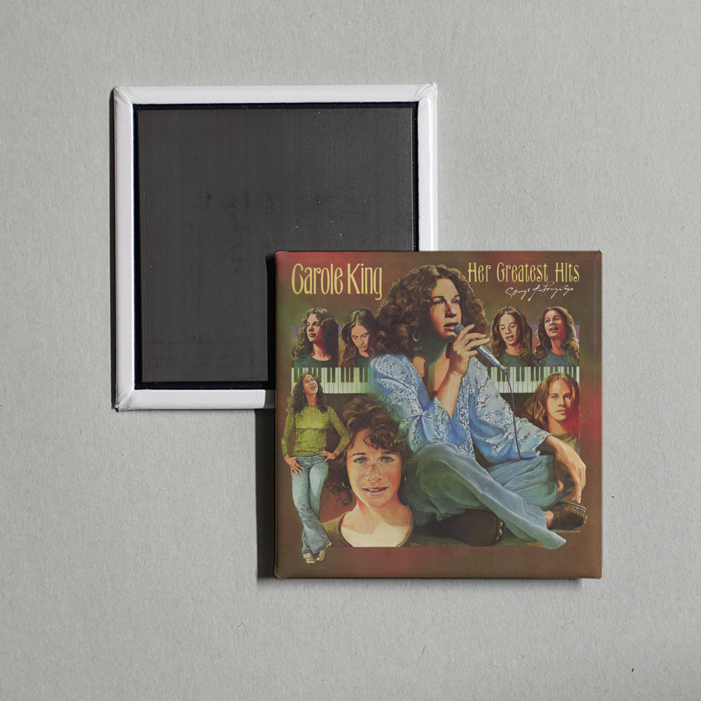 Carole King - Her Greatest Hits (Songs Of Long Ago) Album Cover Fridge Magnet