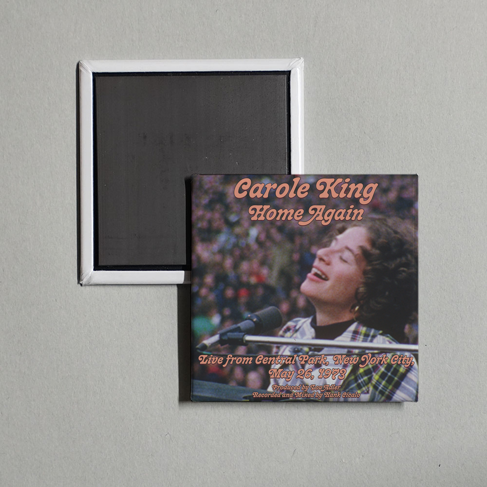 Carole King - Home Again - Live From Central Park, New York City, May 26, 1973 Album Cover Fridge Magnet