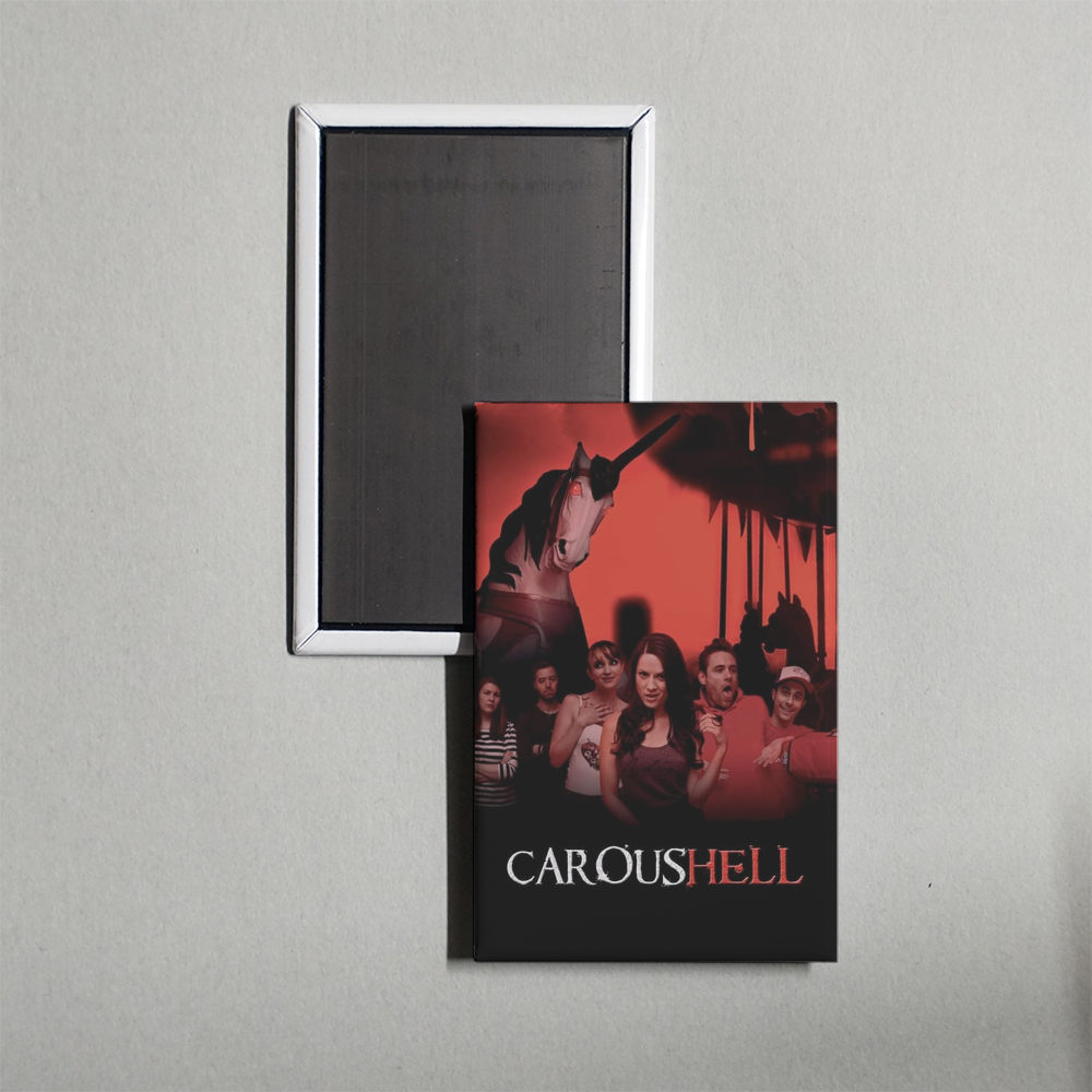 CarousHELL Mini Movie Fridge Magnet