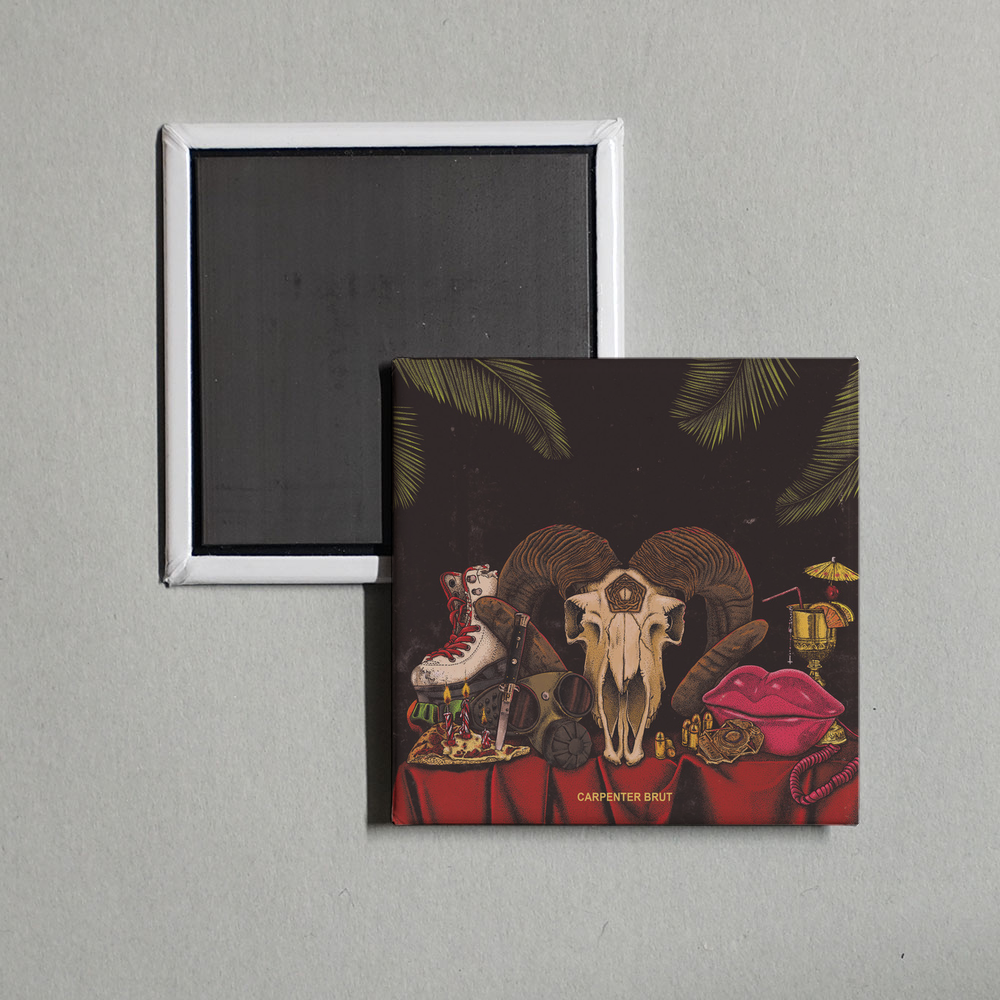 Carpenter Brut - TRILOGY Album Cover Fridge Magnet