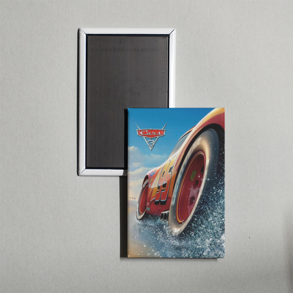 Cars 3 Mini Movie Fridge Magnet