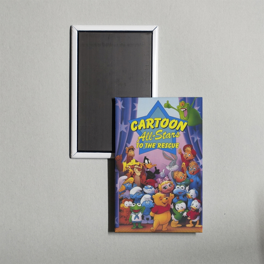 Cartoon All-Stars to the Rescue Mini Movie Fridge Magnet