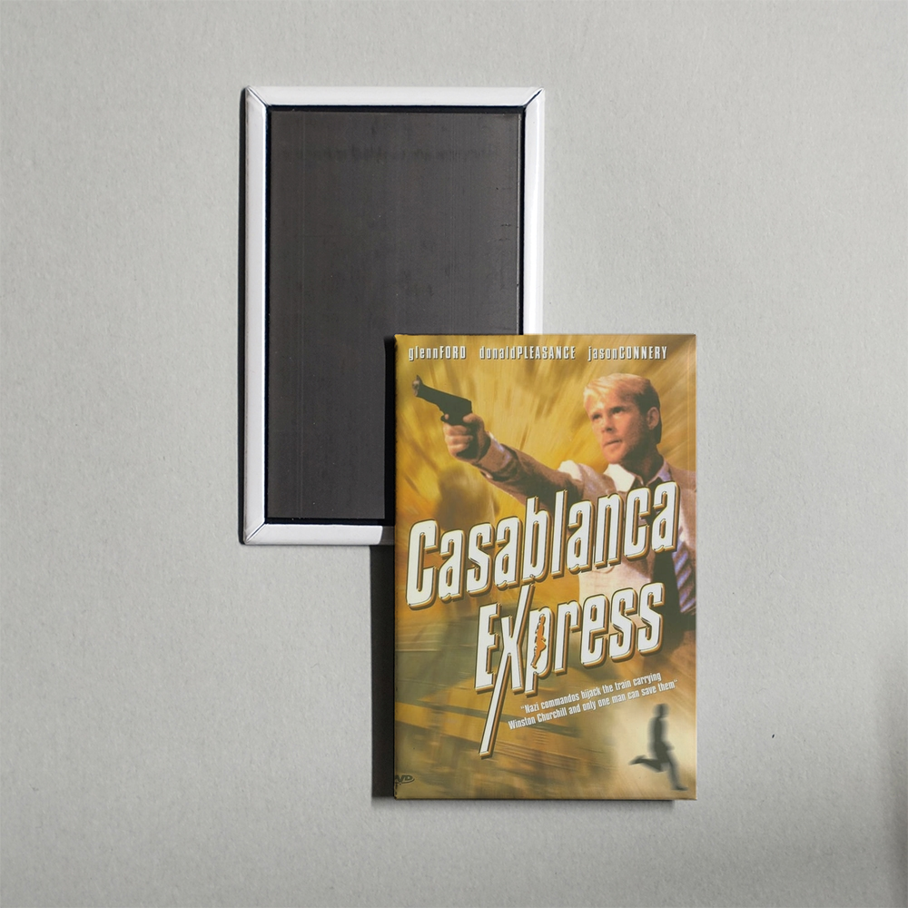 Casablanca Express Mini Movie Fridge Magnet