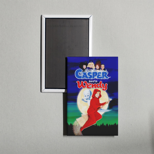 Casper Meets Wendy Mini Movie Fridge Magnet