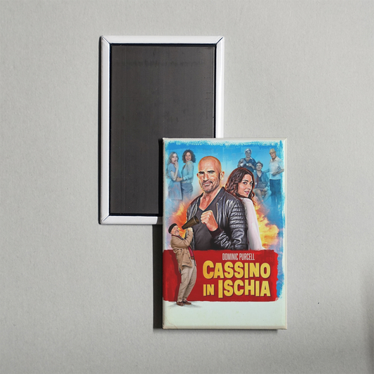 Cassino in Ischia Mini Movie Fridge Magnet