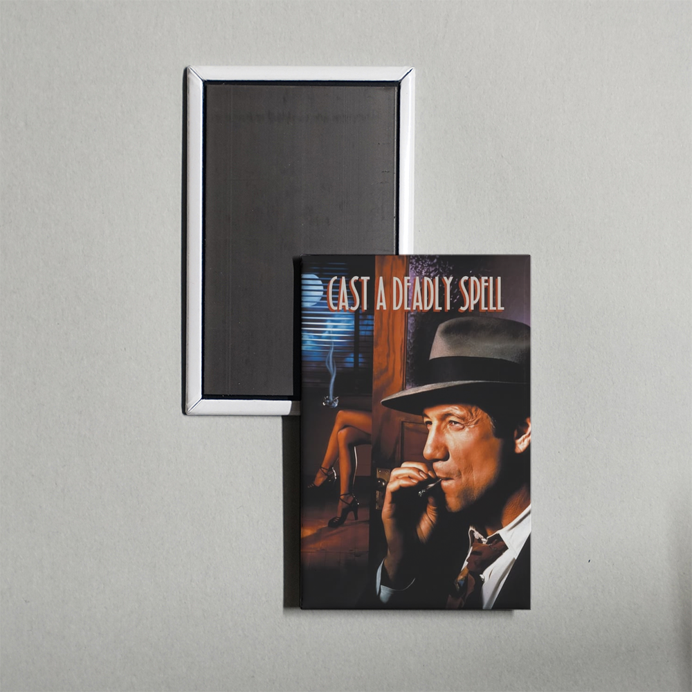 Cast a Deadly Spell Mini Movie Fridge Magnet