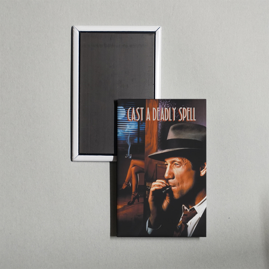Cast a Deadly Spell Mini Movie Fridge Magnet