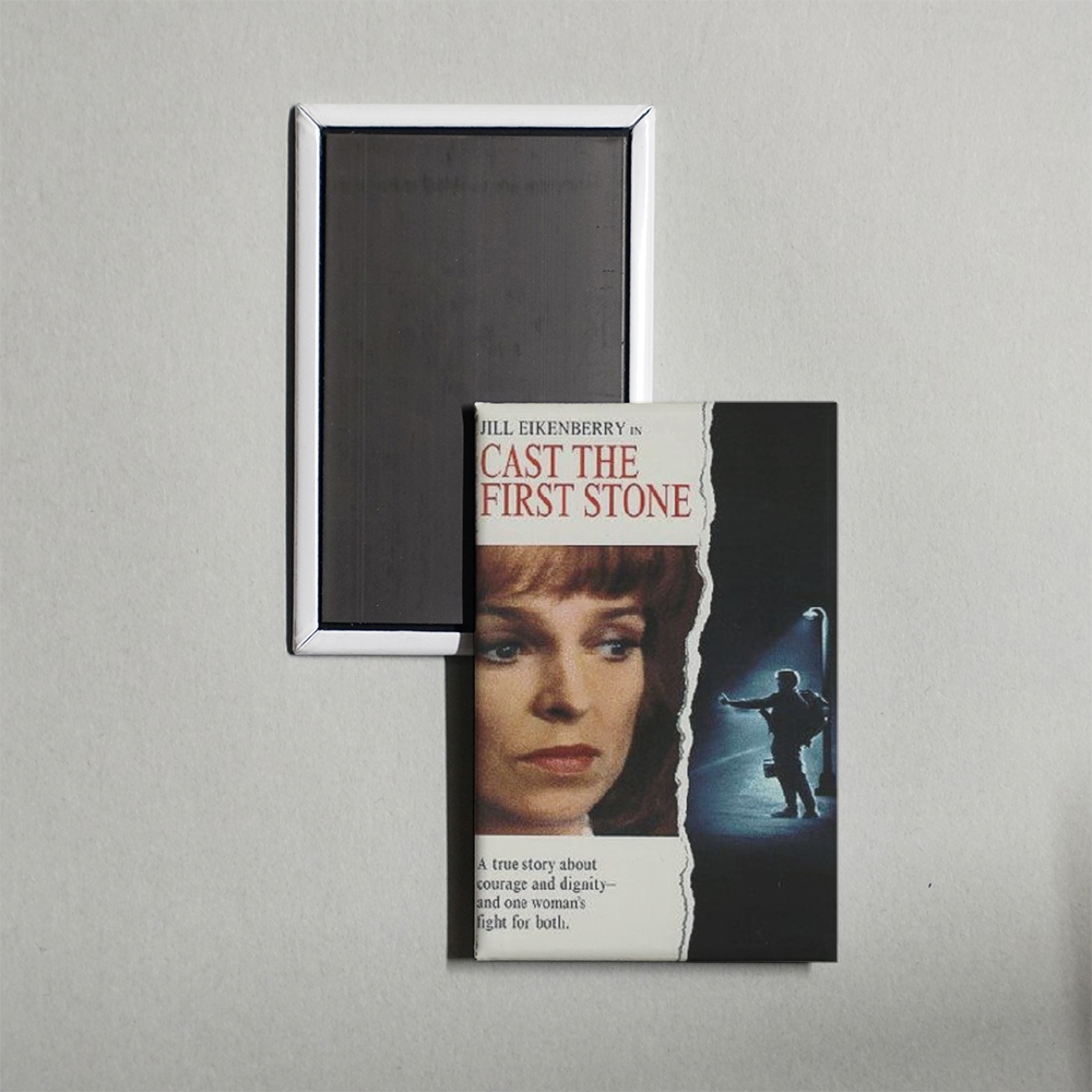 Cast the First Stone Mini Movie Fridge Magnet