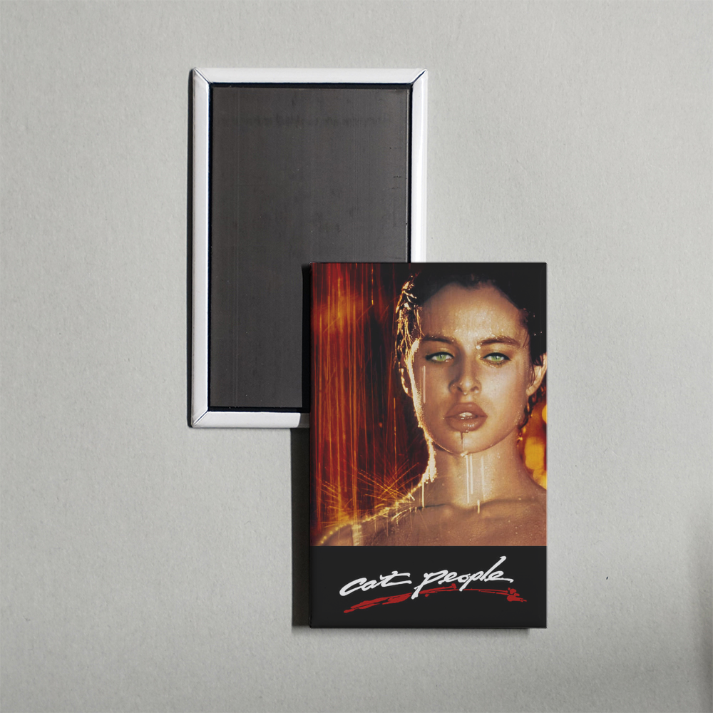 Cat People Mini Movie Fridge Magnet