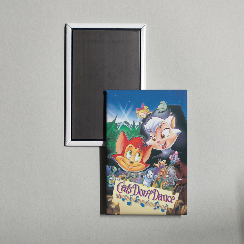 Cats Don't Dance Mini Movie Fridge Magnet
