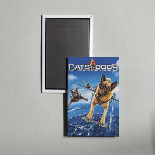 Cats & Dogs The Revenge of Kitty Galore Mini Movie Fridge Magnet