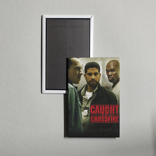 Caught in the Crossfire Mini Movie Fridge Magnet
