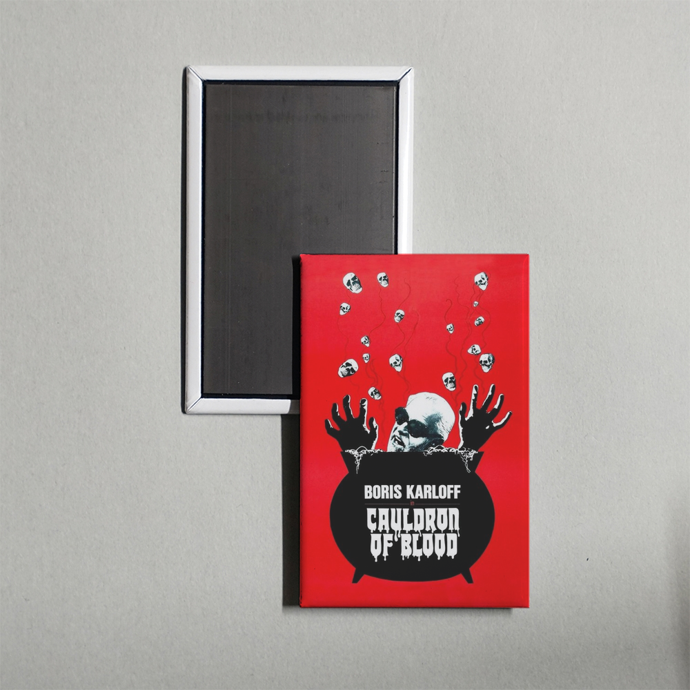 Cauldron of Blood Mini Movie Fridge Magnet