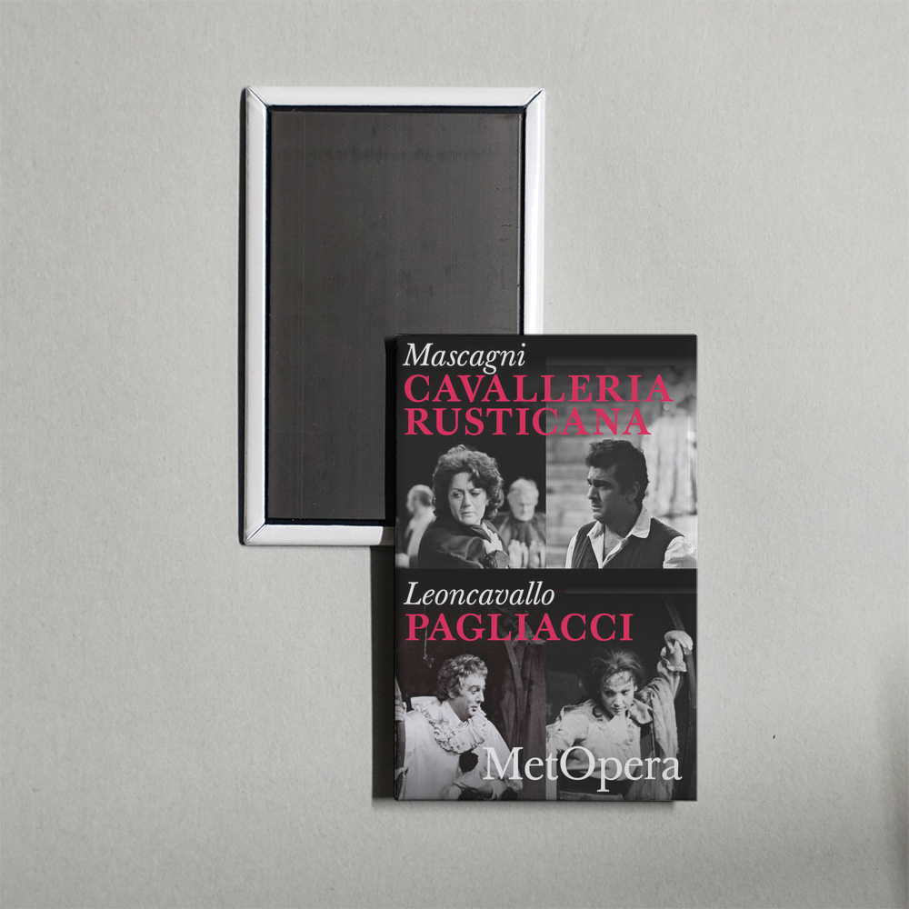 Cavalleria RusticanaPagliacci Mini Movie Fridge Magnet