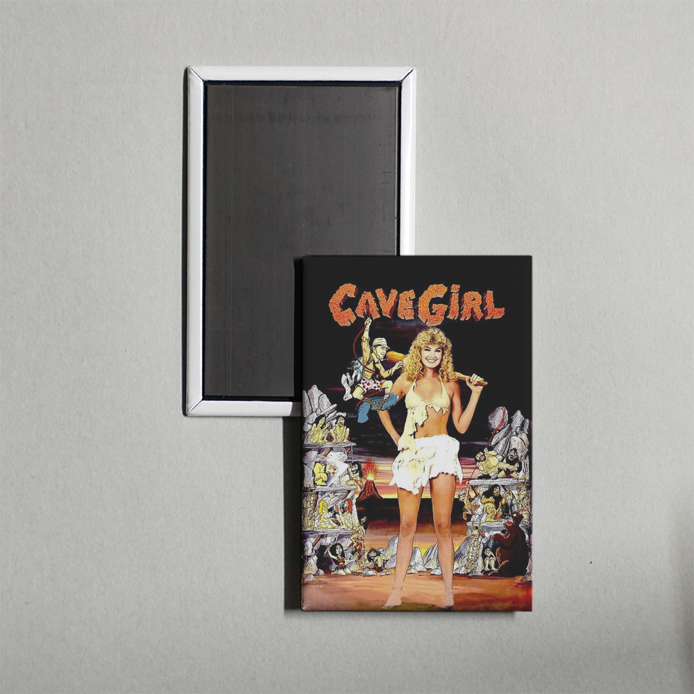 Cavegirl Mini Movie Fridge Magnet
