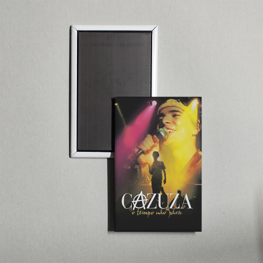 Cazuza Time Doesn't Stop Mini Movie Fridge Magnet