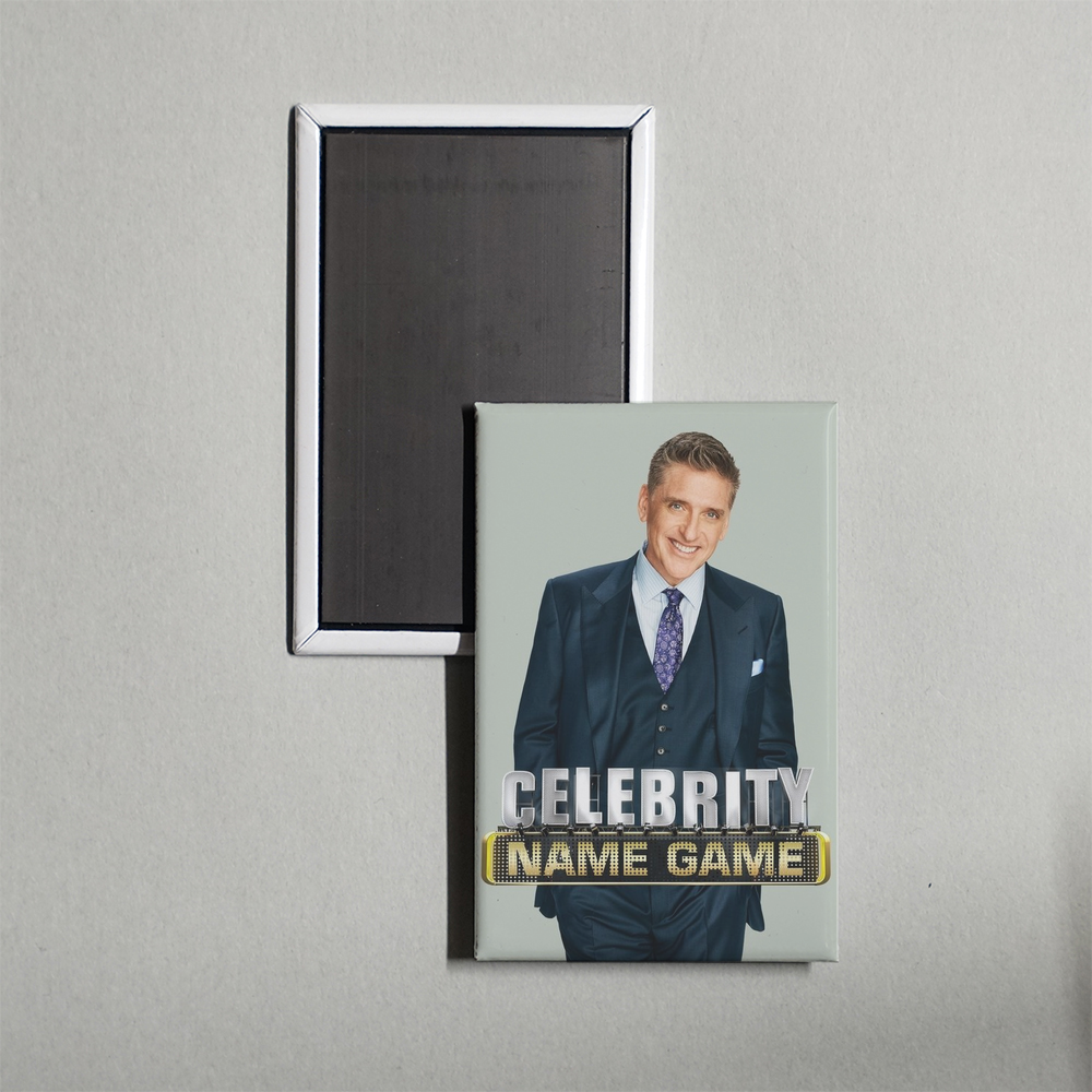 Celebrity Name Game TV Show Fridge Magnet